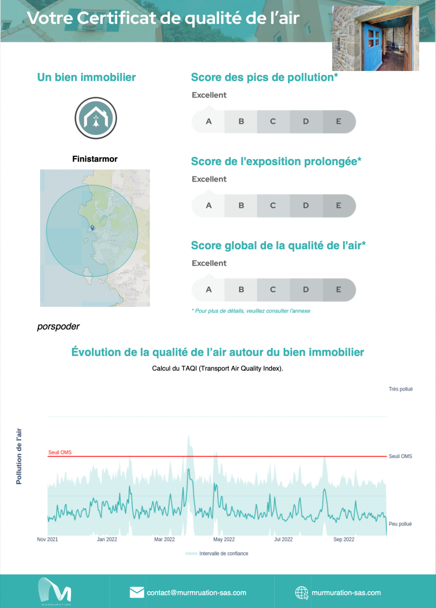 PORSPODER : MAGNIFIQUE VUE MER POUR CE COSY PENTY AVEC JARDIN ROCHERS TYPIQUES ET TERRASSE PANORAMIQUE